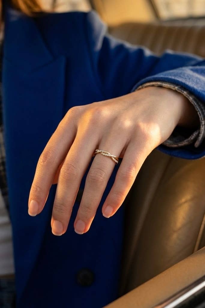 Ring van roestvrij staal