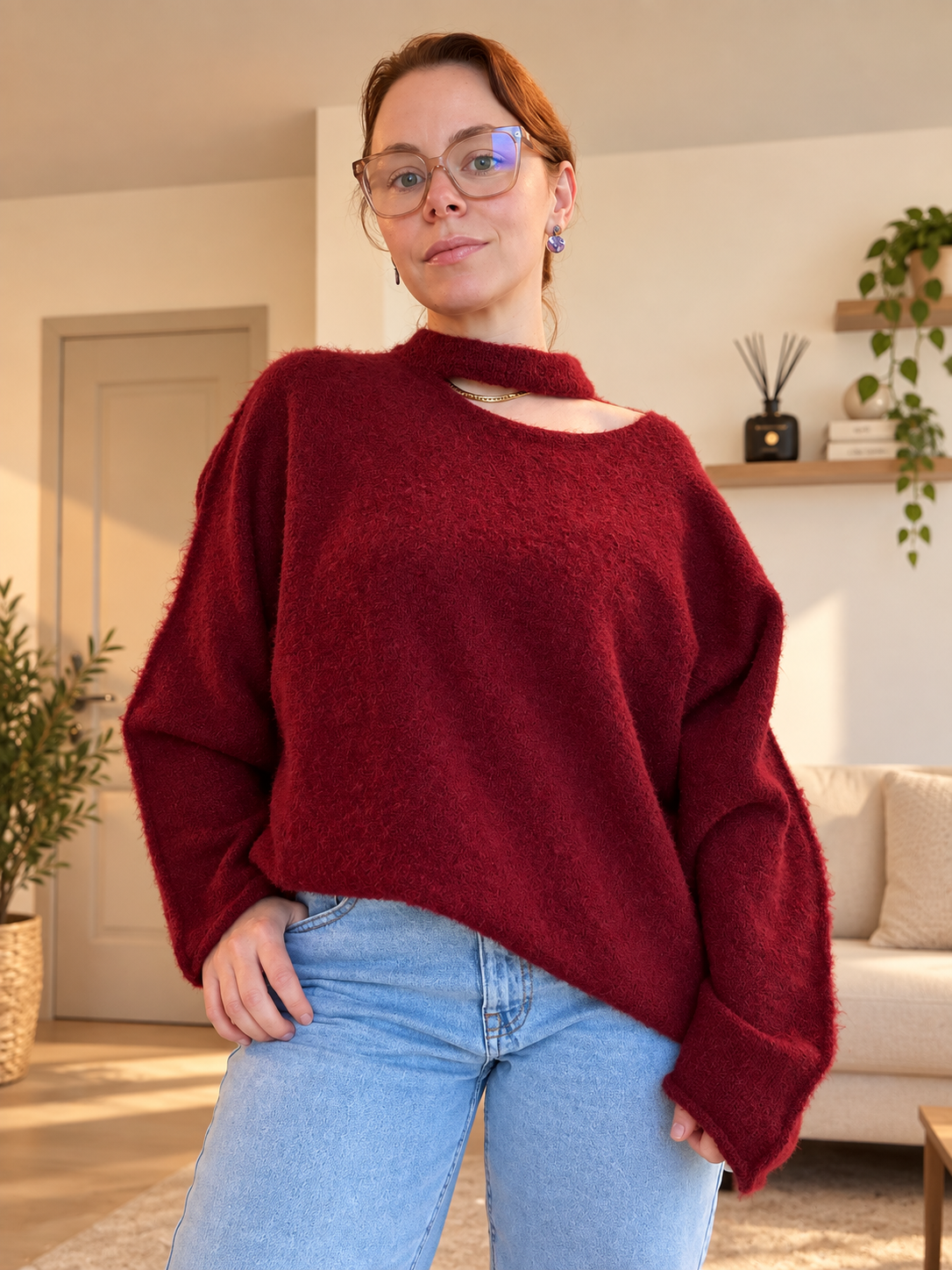 Plus size Luna Cut-Out Knit ✨