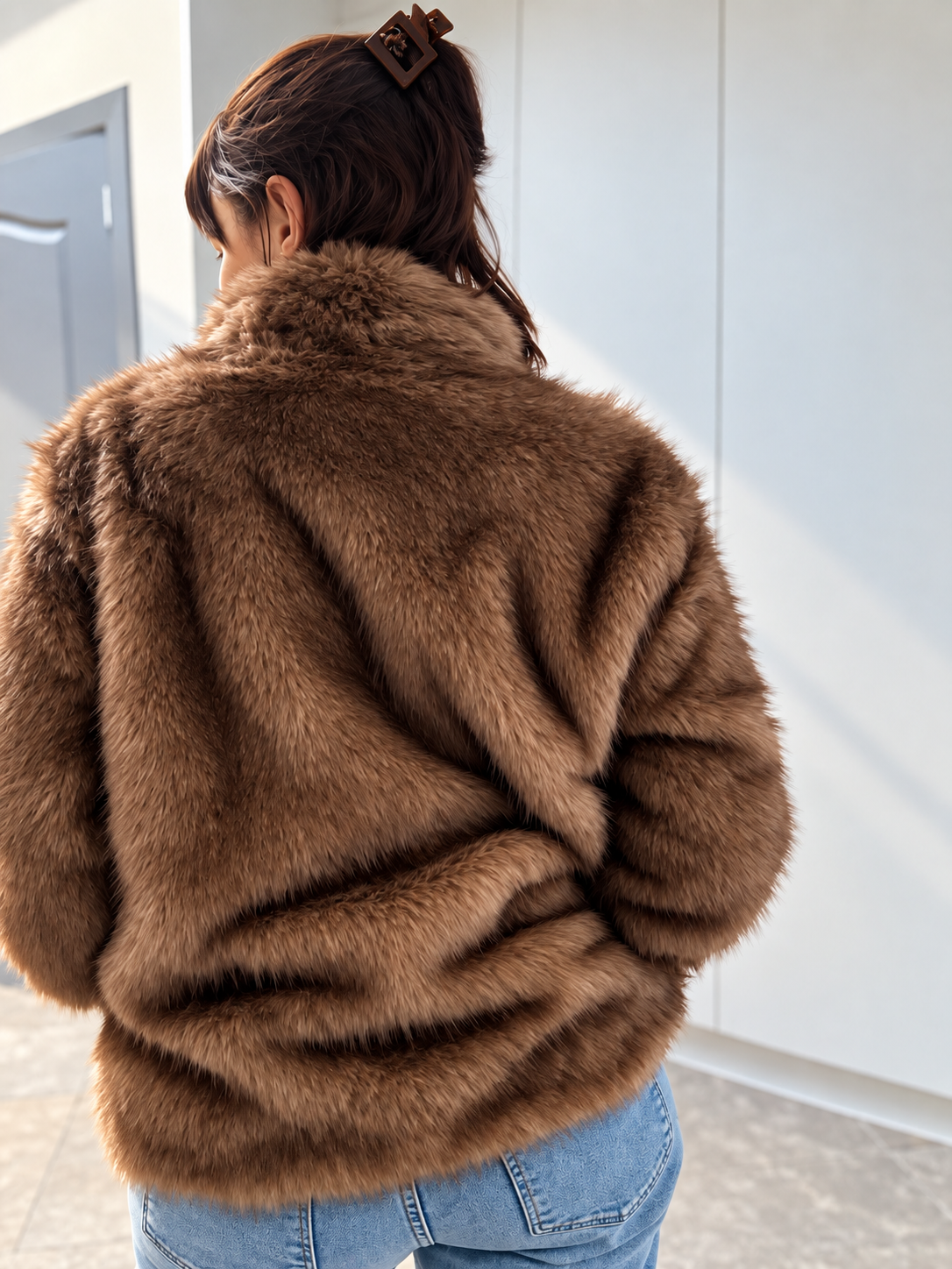 The Bella Faux Fur Jacket
