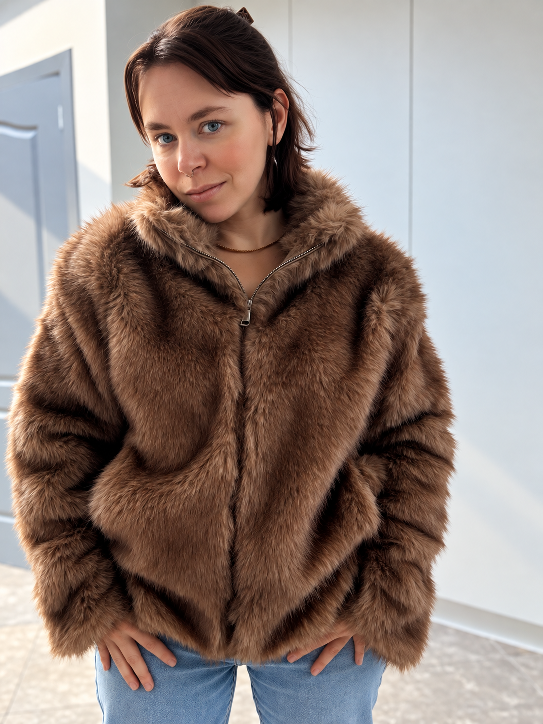 The Bella Faux Fur Jacket